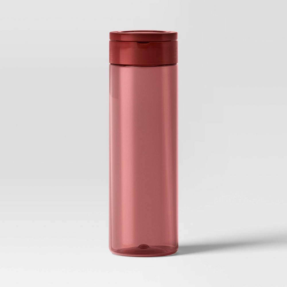 16oz Clear Water Bottle - Dealworthy™ Red