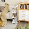 LunaLulinlk 2 Packs 4-Tier Detachable Slim Storage Cart with Drainage Holes for Small Space Kitchen Living Room Storage Rack - 4 of 4