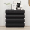 NicBex Minimalist 6-Drawer Dresser for Bedroom, Handle-Less Storage Cabinet with Anti-Tip Device, Modern Bedroom Chest of Drawers - 4 of 4
