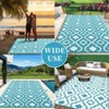 CuisinSmart Outdoor Waterproof Rugs, Reversible Plastic Straw Rug, Easy to Clean Patio Rug,Outside Portable Carpet - 2 of 4