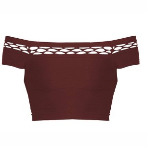 Women's Women The EL Cut Out Crop Top - Phat Buddha - 1 of 2