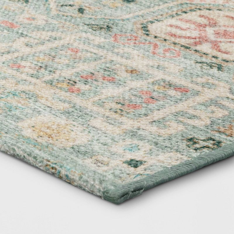 2&#39;3&#34;x3&#39;9&#34; Washable Persian Style Accent Rug Green - Threshold&#8482;, 4 of 6