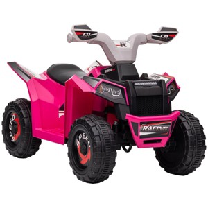 INFURNIC Baby Walkers Kids ATV Quad Ride On Car with Forward Backward Function Wear Resistant Wheels for Toddlers, Pink, 27.5"*16.3"*19" - 1 of 4