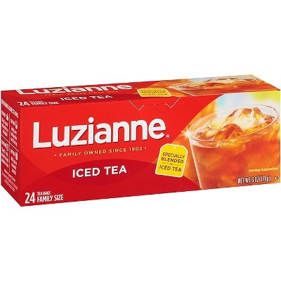 Luzianne Specially Blended Iced Tea Bags, 24 Count
