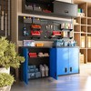 Garage Wall Mounted Storage Cabinet with Two Doors and One Shelf, Lockable Metal Wall Cabinet, Hanging Tool Cabinet for Garage Utility Room - 4 of 4