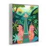 Stupell Industries Monkey Forest Stairs to Temple Framed Giclee Art, Gray, 16" x 20" - 2 of 4