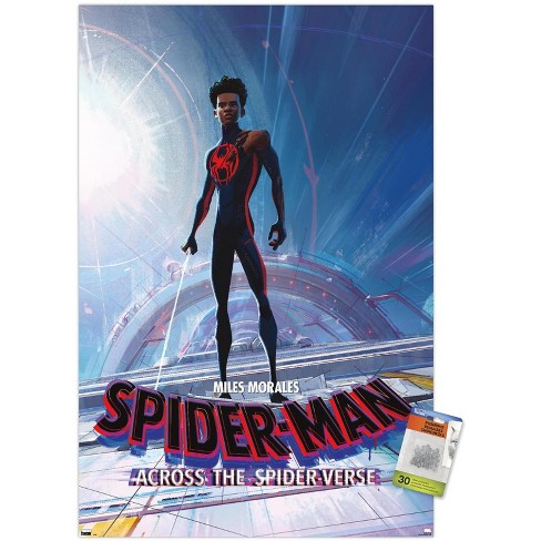 Trends International Marvel Spider-man: Across The Spider-verse - Miles  Morales Unframed Wall Poster Print Clear Push Pins Bundle 22.375 X 34 :  Target