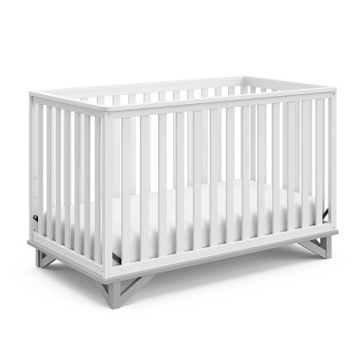 Photo 1 of *SEE NOTES* Storkcraft Santa Monica 5-in-1 Convertible Crib, Greenguard Gold Certified - White/Pebble Gray