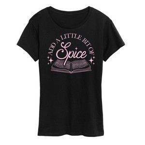 Women's - Instant Message - Add A Little Bit Of Spice Short Sleeve Graphic T-Shirt - 1 of 4