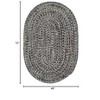 Colonial Mills Laffite Tweed Rug - Black 4x6 - 3 of 3