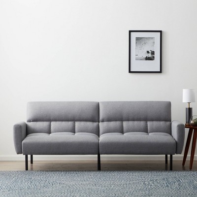 comfort Collection Futon Sofa Bed With Box Tufting - Lucid : Target