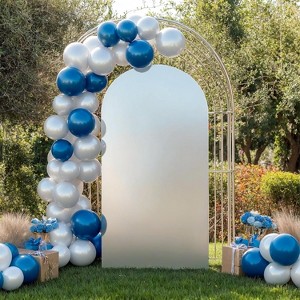 GAOMON Wedding Arch Backdrop Cover Double-Sided Spandex Fitted Arch Stand Covers Stretchy Backdrop Fitted Glitter - 1 of 4