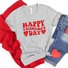 Simply Sage Market Women's Happy Valentine's Day Hearts Short Sleeve Graphic Tee - 3 of 3