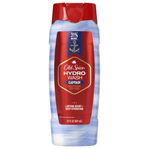 Old Spice Men's Body Wash Moisturizing Hydro Wash, Captain Scent, 21 oz - 1 of 4