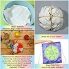 Generic 48 Pcs Tie Dye Bags Cotton Drawstring Bags Sublimation Blank - 3 of 4