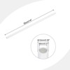 Unique Bargains PVC Water Plumb Crafts Cable Sleeve Rigid Round Pipe 14" - 2 of 4