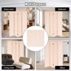 Wooden Room Divider Wall 3 Panel with Holes,5.6FT Tall Room Divider with Shelves,Folding Privacy Screens 67 in for Room Separation Home Office Bedroom - 3 of 4