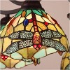 Chloe Lighting Empress Dragonfly Tiffany-Style Dark Bronze 5 Light Large Chandelier 27 Inch Wide - 3 of 4