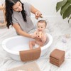 Baby Washcloths Muslin Cotton, Large 10”x10” by Comfy Cubs - 2 of 4