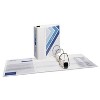 Avery Heavy-Duty View Binder w/Locking 1-Touch EZD Rings 5" Cap White 79106 - 3 of 4