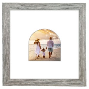 Americanflat Picture Frame with Oval Mat Insert and Shatter-Resistant Glass - Signature Collection - Photo Frame for Wall Display - 1 of 4
