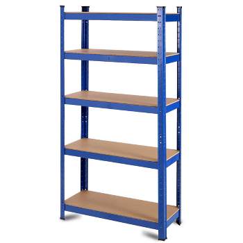 Adjustable 30''x59''5 Level Garage Tool Shelf Storage 2000lbs Capacity