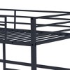 Kumasinova Metal Loft Bed Twin/Full Size,Loft Bed Frame with Guard Rails,Flat Ladder,Twin Loft Bed Frame for Dormitory,Bedroom,No Box Spring Needed - 4 of 4
