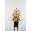3 Ft Pre-Lit Christmas Tree, Artificial Christmas Trees with Lighting, Xmas Trees with Lights, Christmas Decoration for Home, Office, Easy Assembly - 3 of 4