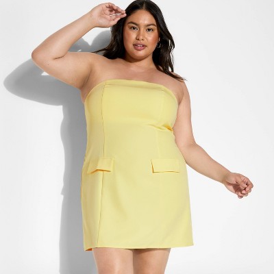 Women's Tailored Tube Mini A-Line Dress - Wild Fable™