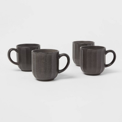 20oz 4pk Stoneware Ardencroft Mugs Gray - Threshold™