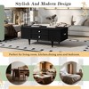 NicBex Modern Rectangle Coffee Table with 4 Drawers & Two-Side Hidden Storage,Multi-Functional Tea Table Center Table for Living Room,Studio - 3 of 4