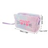 Unique Bargains Women's Portable Sequin Plush Cat Makeup Bag 1 Pc - 2 of 3