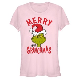Junior's Dr. Seuss Merry Grinchmas T-Shirt - 1 of 4