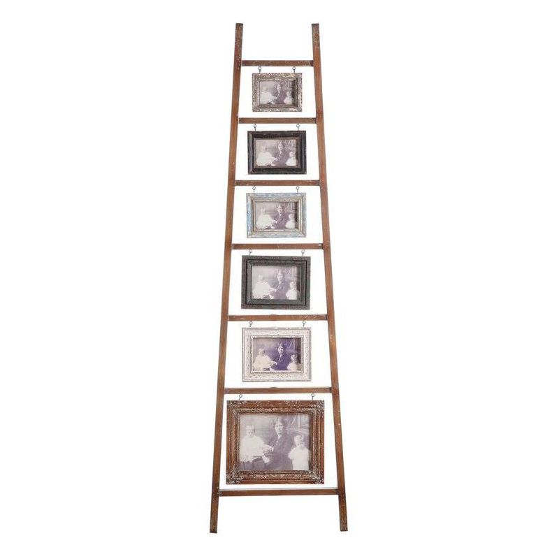 Wood &#38; MDF 6-Photo Ladder - Storied Home, 1 of 4