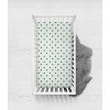 Bacati - Stars Green Ikat Muslin 100 percent Cotton Universal Baby US Standard Crib or Toddler Bed Fitted Sheet - 3 of 4