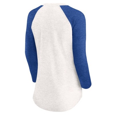 MLB Texas Rangers Women's White 3/4 Sleeve Fashion T-Shirt