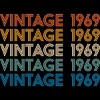 Men's Design By Humans Retro Vintage 1969 Rainbow By JoshuasPlayhouse T-Shirt - 2 of 2