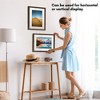 Americanflat 11x14 Walnut Picture Frame - Displays 8x10 With Mat or 11x14 Without Mat - Composite Wood with Shatter Resistant Glass - 3 of 4