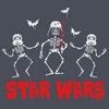 Women's Star Wars Halloween Vader Skeletons Racerback Tank Top - 2 of 4