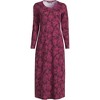 Lands' End Women's Cotton Long Sleeve Midcalf Nightgown - 3 of 3