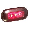 T-H Marine LED Oblong Courtesy Light with Polished Stainless Steel Bezel, Model LED51824DP, Boat Equipment - 2 of 2