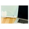GE 6 Outlet Surge  Protector with 8' Extension Cord Twist To Close Safety Covers White - 3 of 4