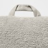 Faux Shearling Bed Rest Pillow Gray - Room Essentials™