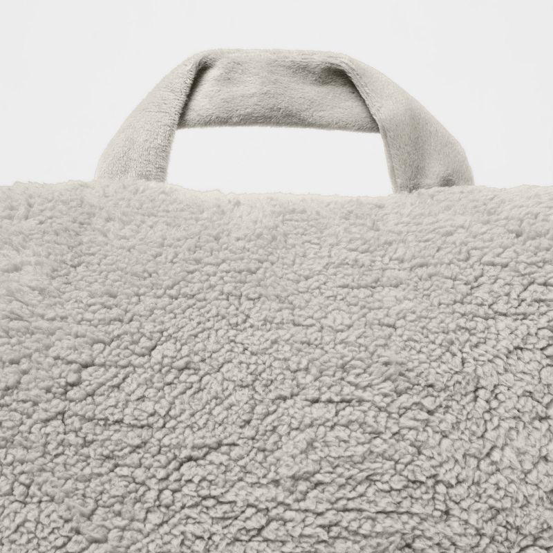 Faux Shearling Bed Rest Pillow - Room Essentials™, 5 of 9
