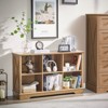 Farmhouse  Cube Bookshelf, Wood Display Cabinet Book Shelves for Bedroom,Living Room,Office - 4 of 4