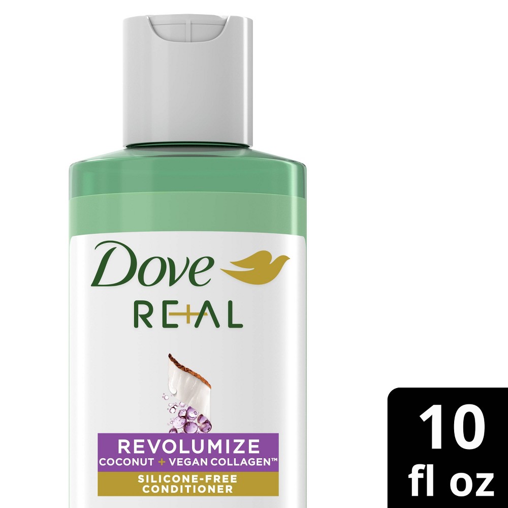 Photos - Hair Product Dove Beauty Real Revolumize Coconut & Vegan Collagen Silicone-Free Conditi