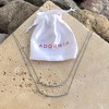 Adornia Silver 2-PIECE Curved Bar Necklace HOLIDAY Set.. - 4 of 4