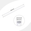 Unique Bargains PVC Water Plumb Crafts Cable Sleeve Rigid Round Pipes 14" Length - 2 of 4