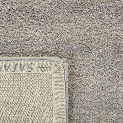 Gray Handmade Wool 6' x 9' Tufted Area Rug