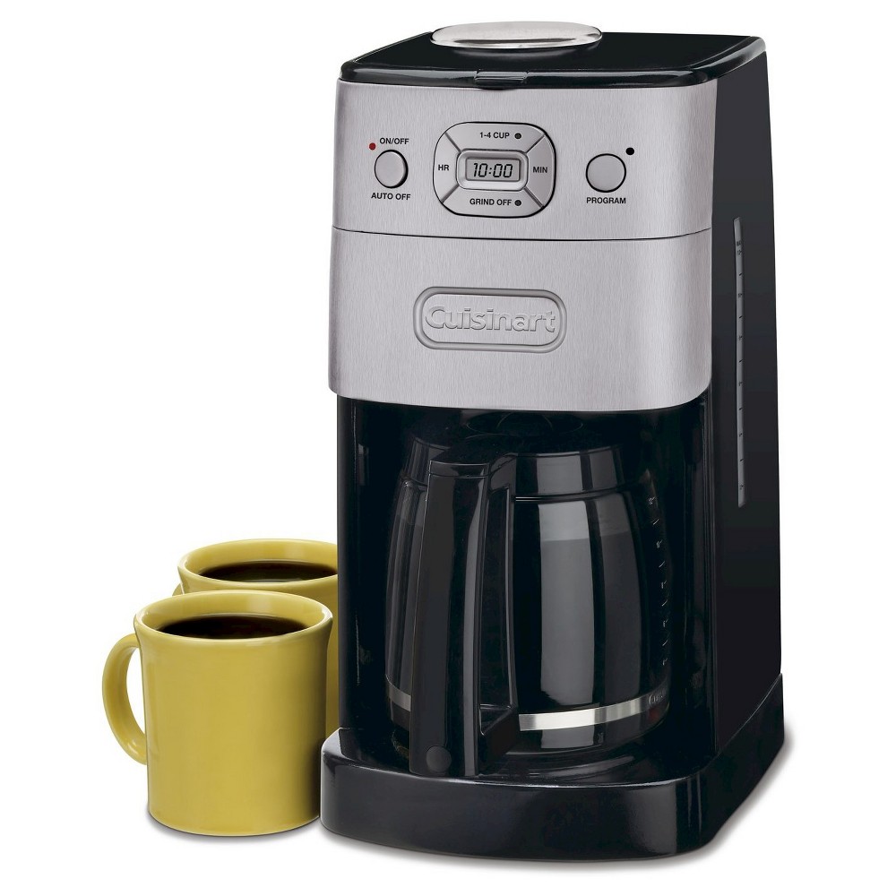 Cuisinart Grind &amp; Brew 12 Cup Automatic Coffee Maker - Brushed Chrome DGB-625BC
